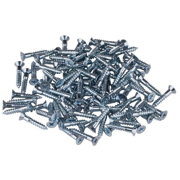 Main product image for #4 x 5/8" Flat Head Wood Screw Zinc - 100 Pcs. 081-3220